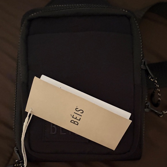 BEIS Black Messenger Bag